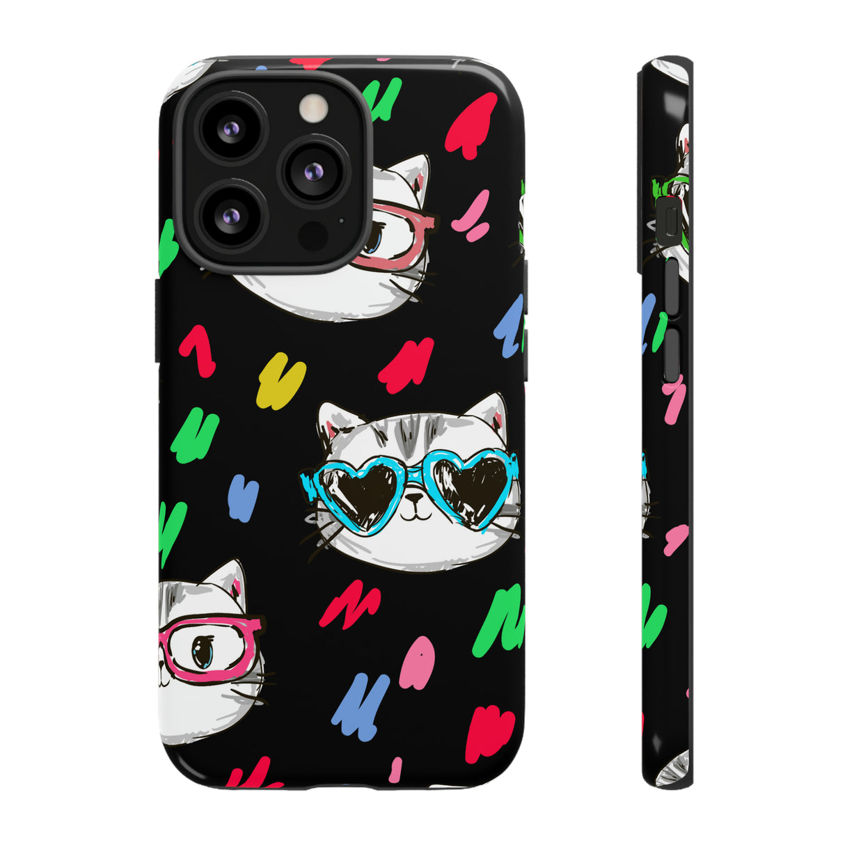 Cat Coloring - Protective Phone Case