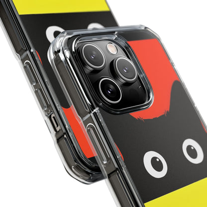 Peekaboo Cat Crimson iPhone 14 Pro Case - Impact