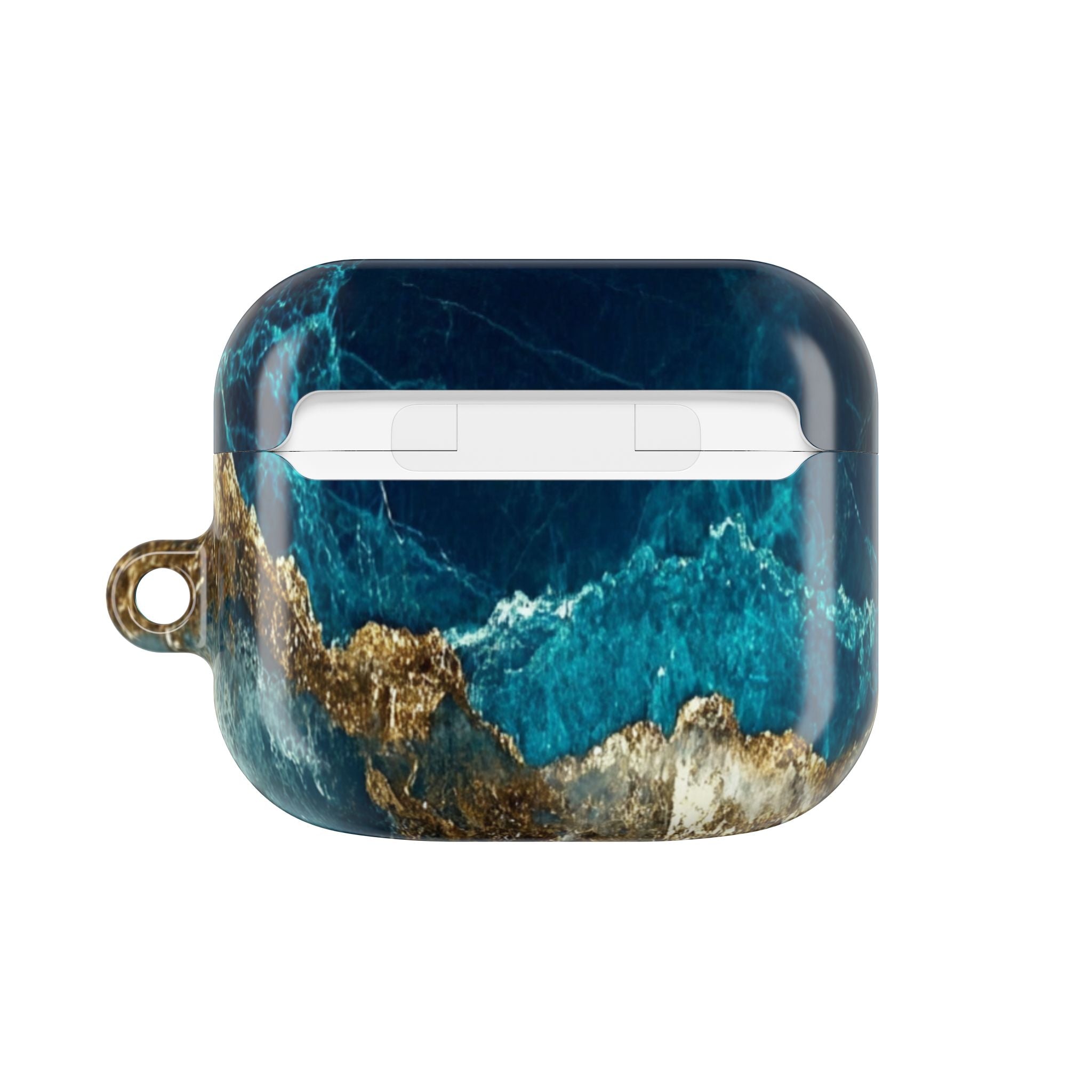 Golden Fracture Teal - AirPods Case