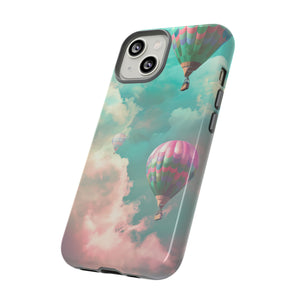 Pastel Balloon Escape - Protective Phone Case