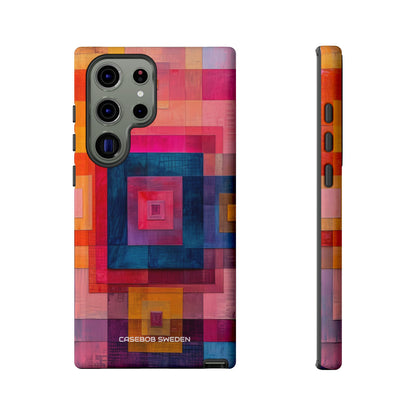 Vibrant Geometry - Tough Samsung S23 Phone Case