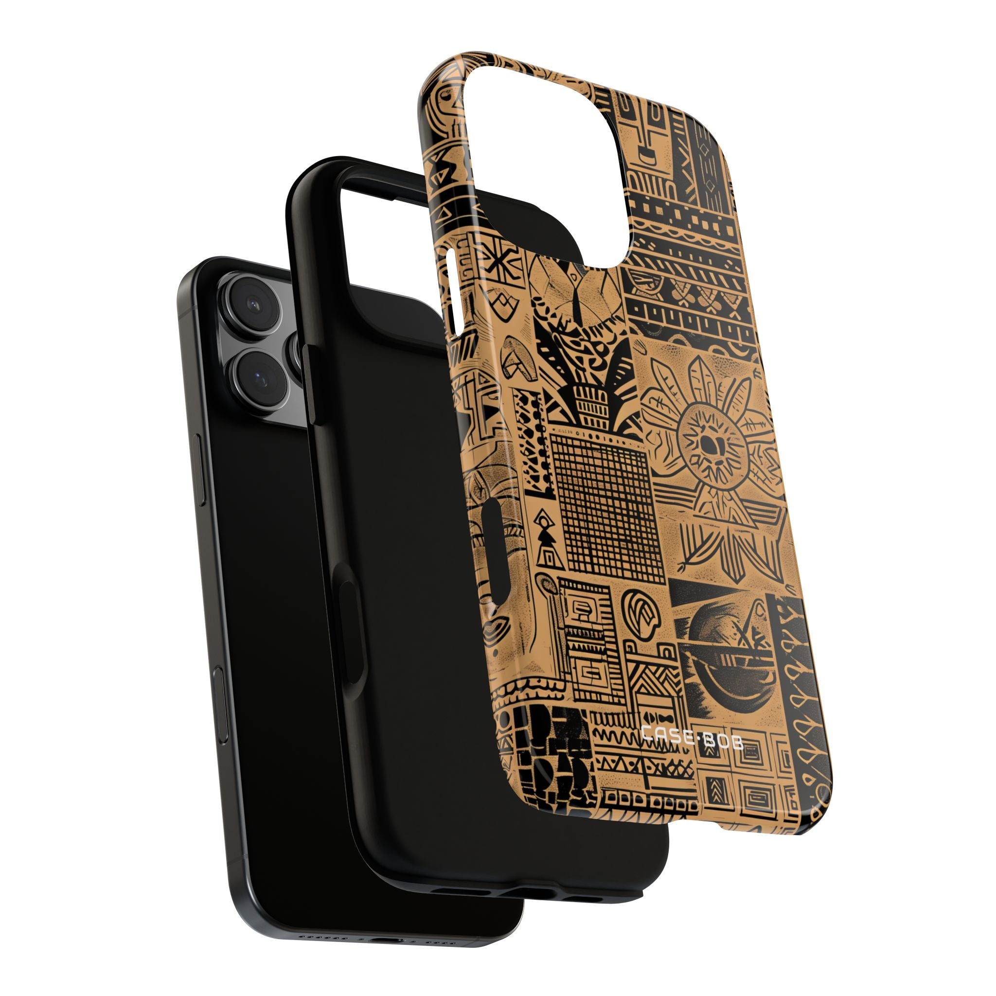 Tribal Faces iPhone 16 Pro Max Case - Tough