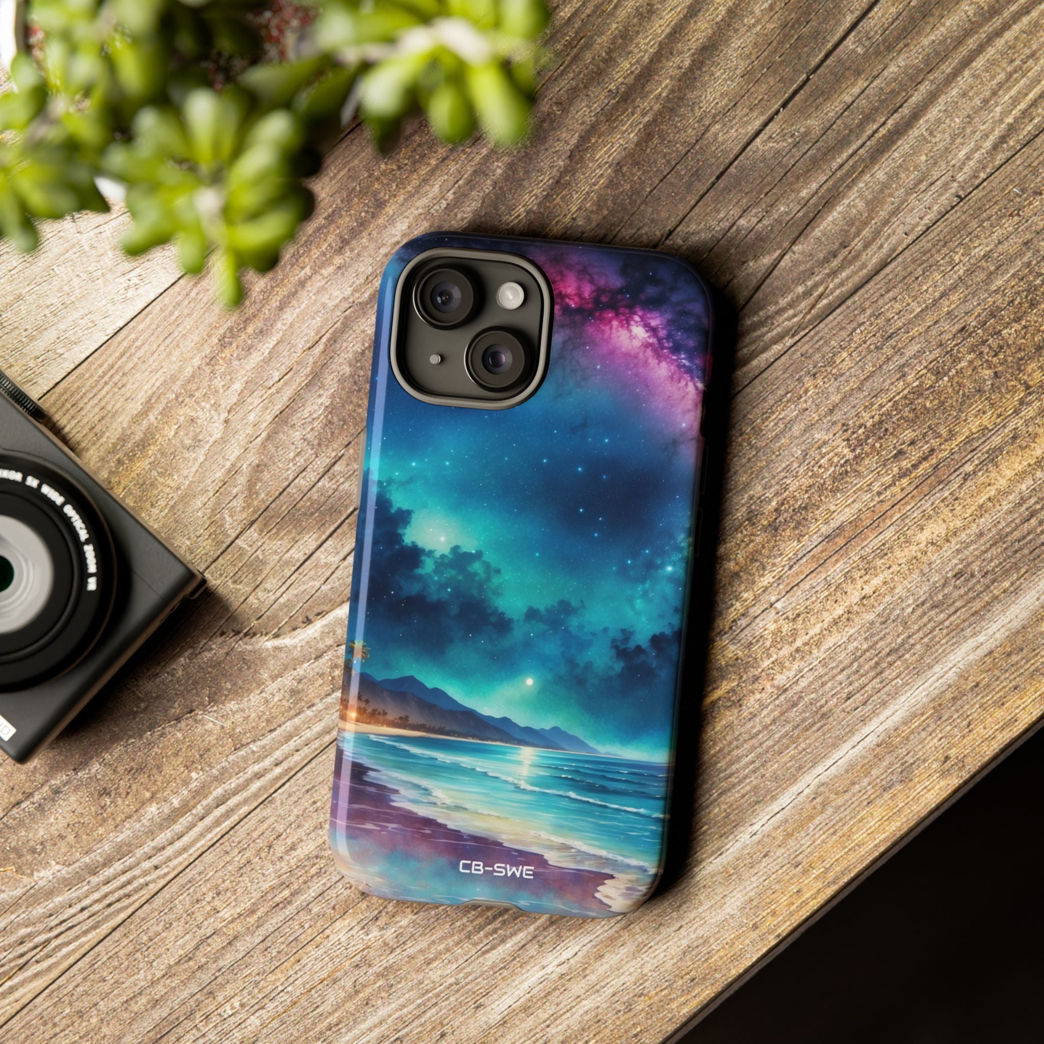 Waves Embrace Stars - iPhone Case