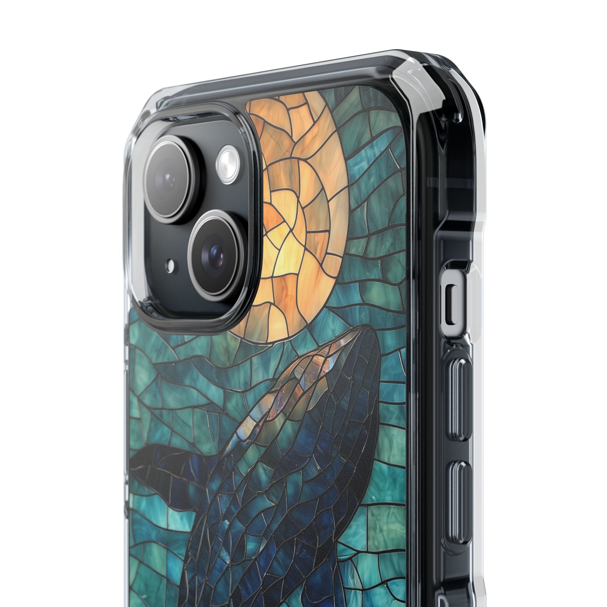 Whale Dives Upward iPhone Case - Impact