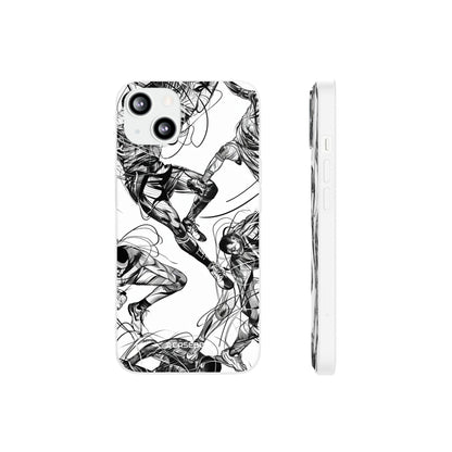 Dynamic Athletic Surrealism | Flexible Phone Case for iPhone