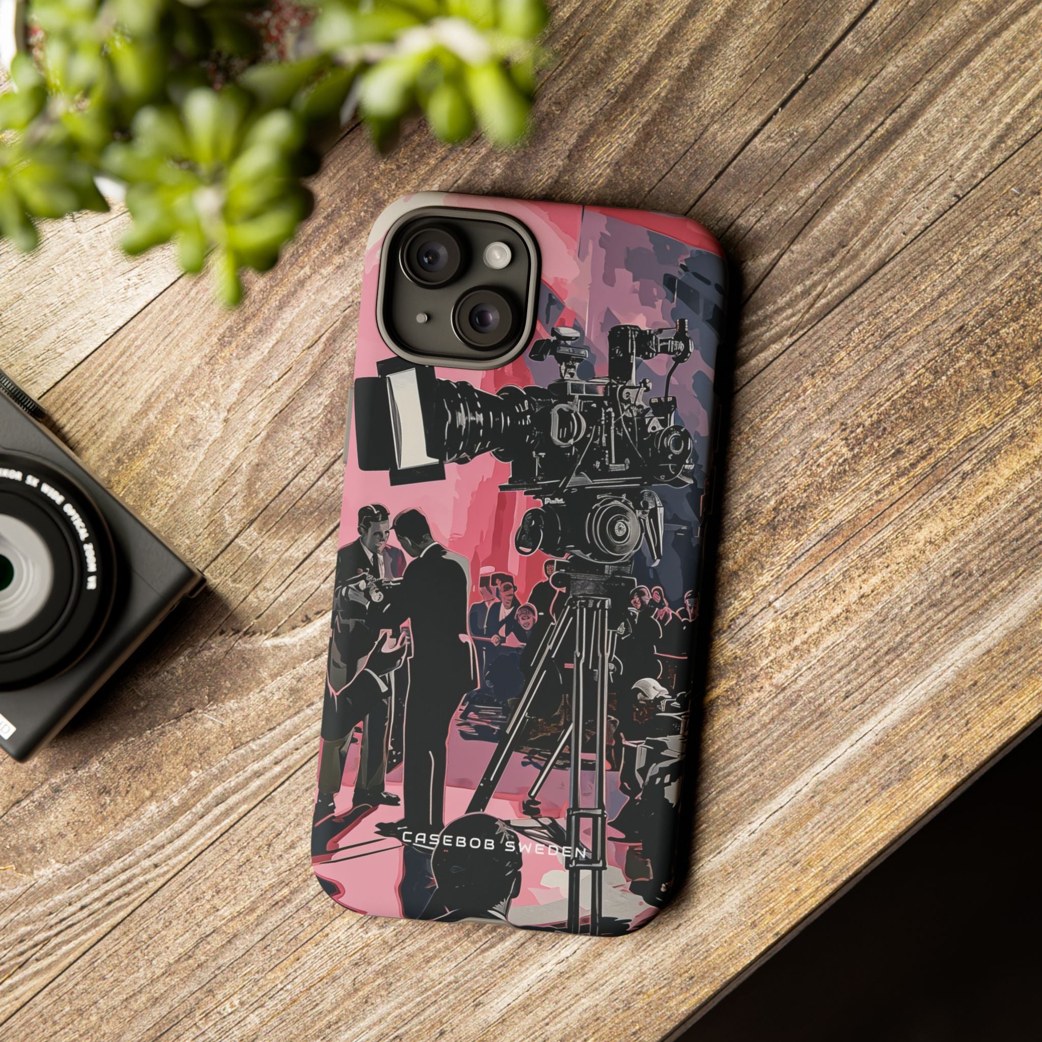 Retro Cinematic Spotlight iPhone 15 - Tough Phone Case