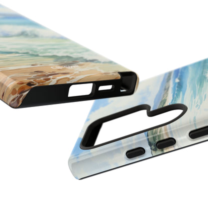 Serene Coastal Watercolors - Samsung Case