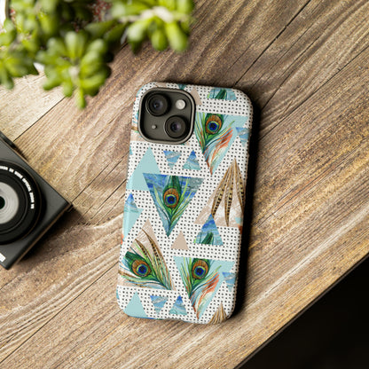 Peacock Feathers - Protective Phone Case