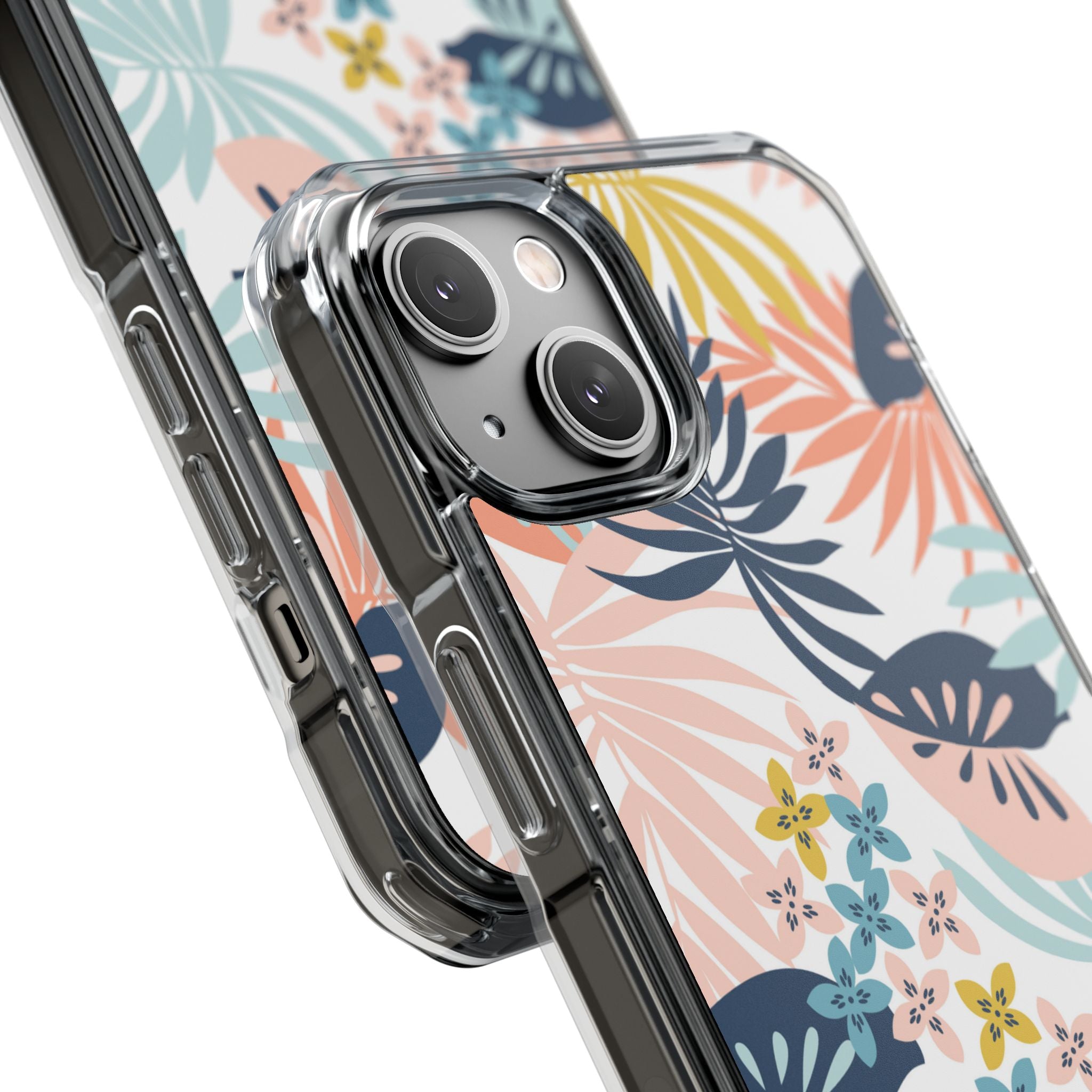 Tropical Foliage Blooms iPhone Case - Impact