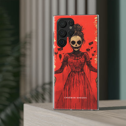 Haunting Scarlet Descent Samsung S22 - Flexi Phone Case