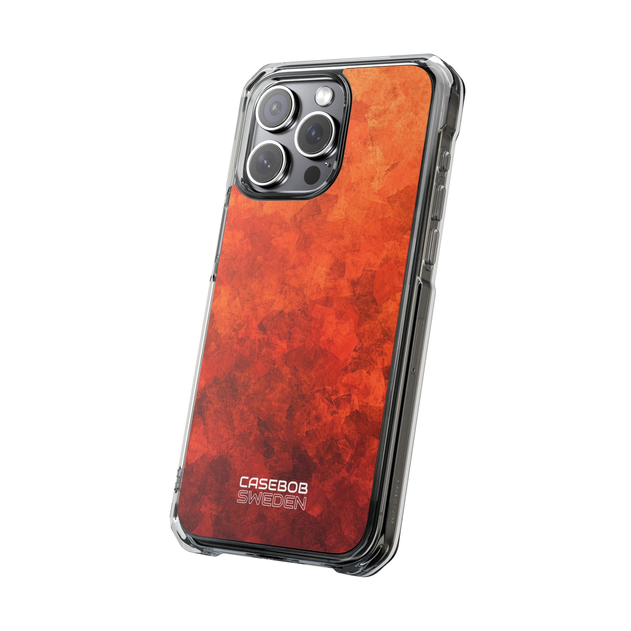 Strati d'Autunno Cremisi iPhone 15 - Impact Clear+