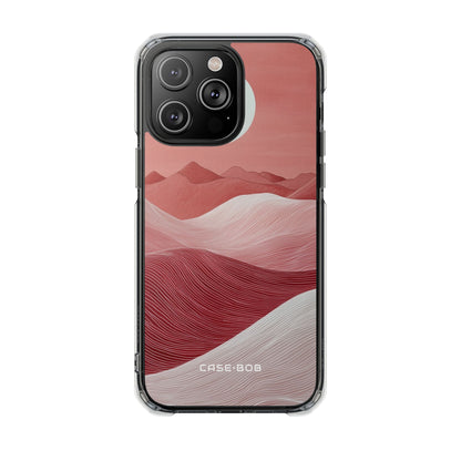 White Orb Dunes iPhone 14 Pro Max Case - Impact