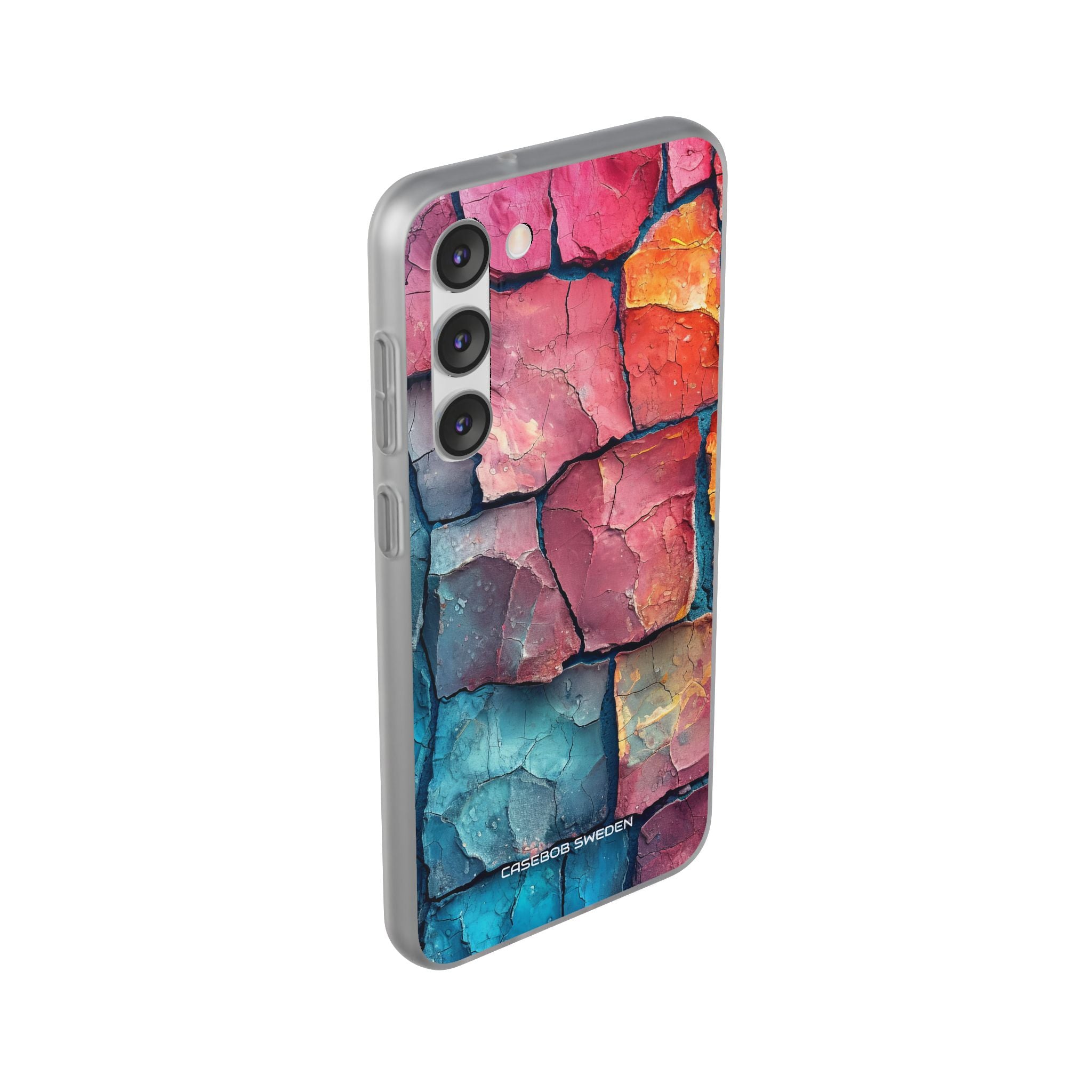 Cracked Earth Mosaic - Flexi Samsung S23 Phone Case