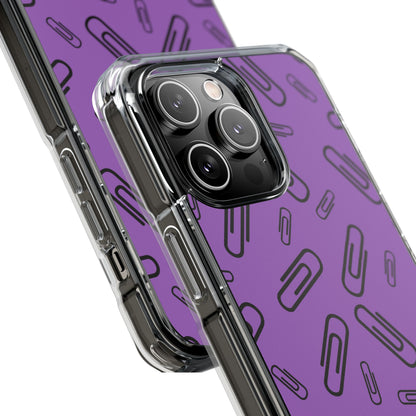 Paperclips Dance Playfully iPhone Case - Impact
