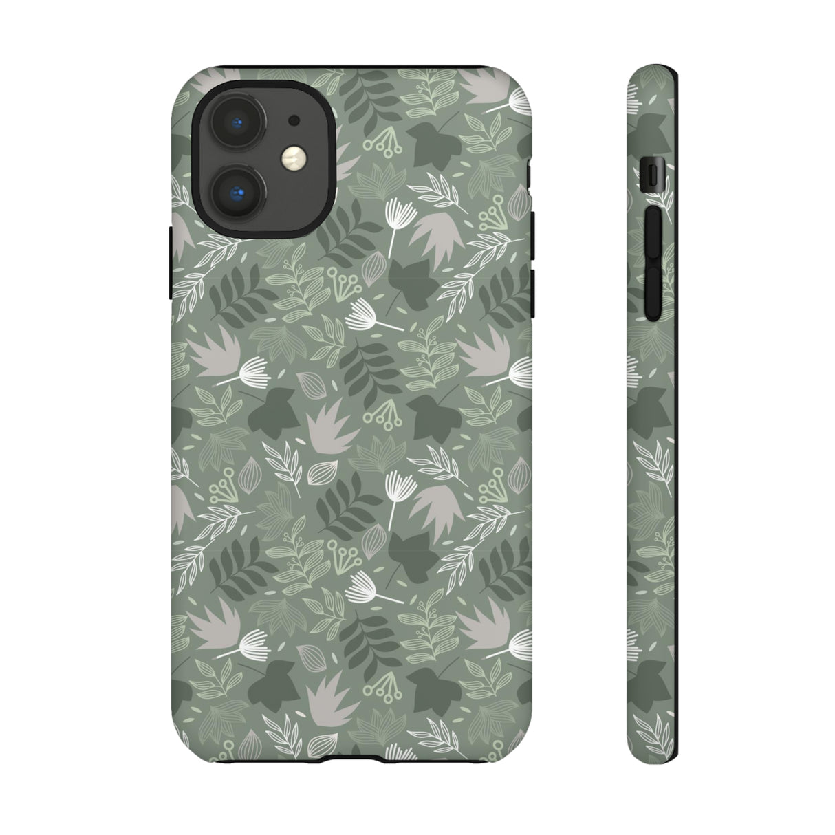 Jungle Green Leaf - Protective Phone Case