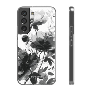 Botanische Eleganz | Flexible Handyhülle für Samsung Galaxy