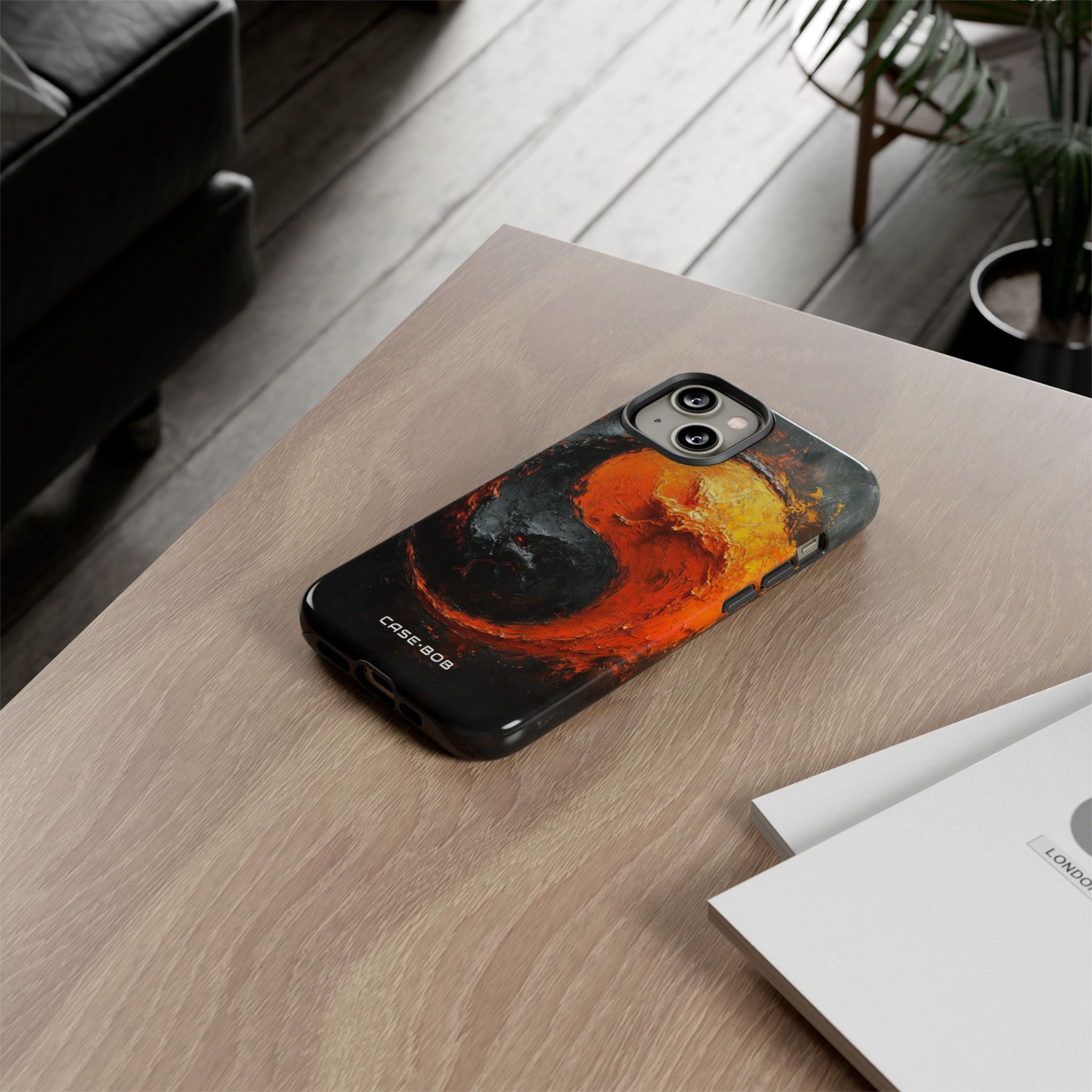 Molten Yin-Yang iPhone 14 Case - Tough