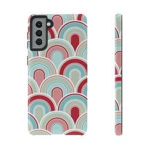 Light Blue Retro - Protective Phone Case