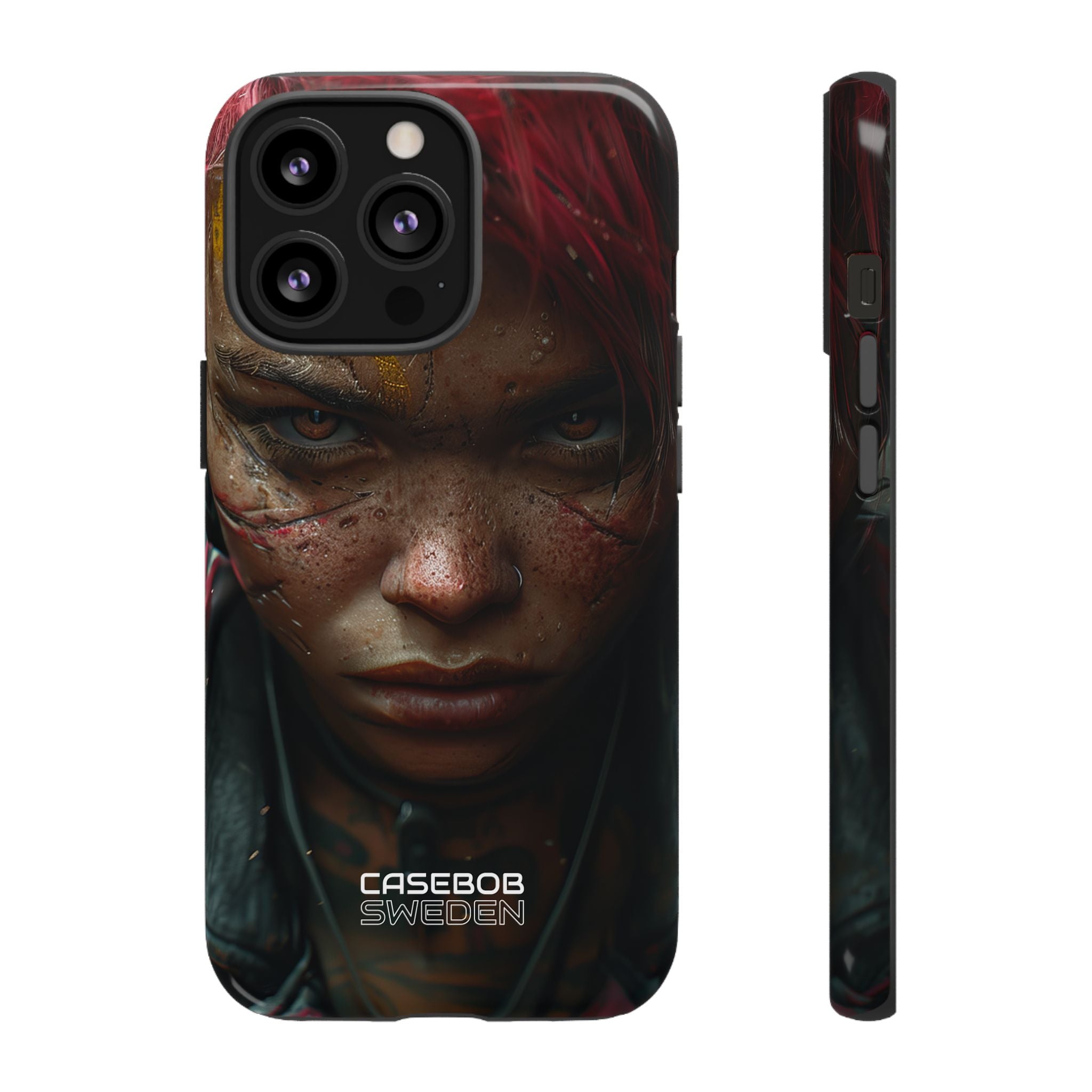 Cyberpunk Rebel Portrait iPhone 13 - Tough