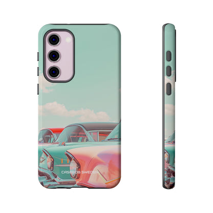 Vintage Turquoise Cars - Tough Samsung S23 Phone Case