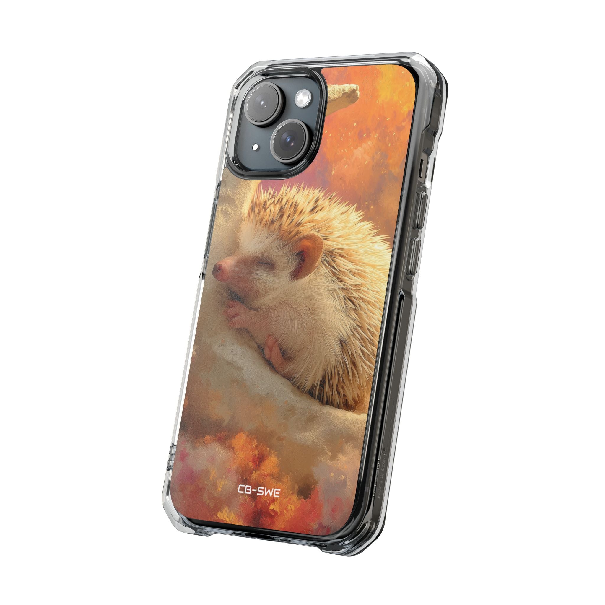 Hedgehog Rests Dreaming iPhone Case - Impact