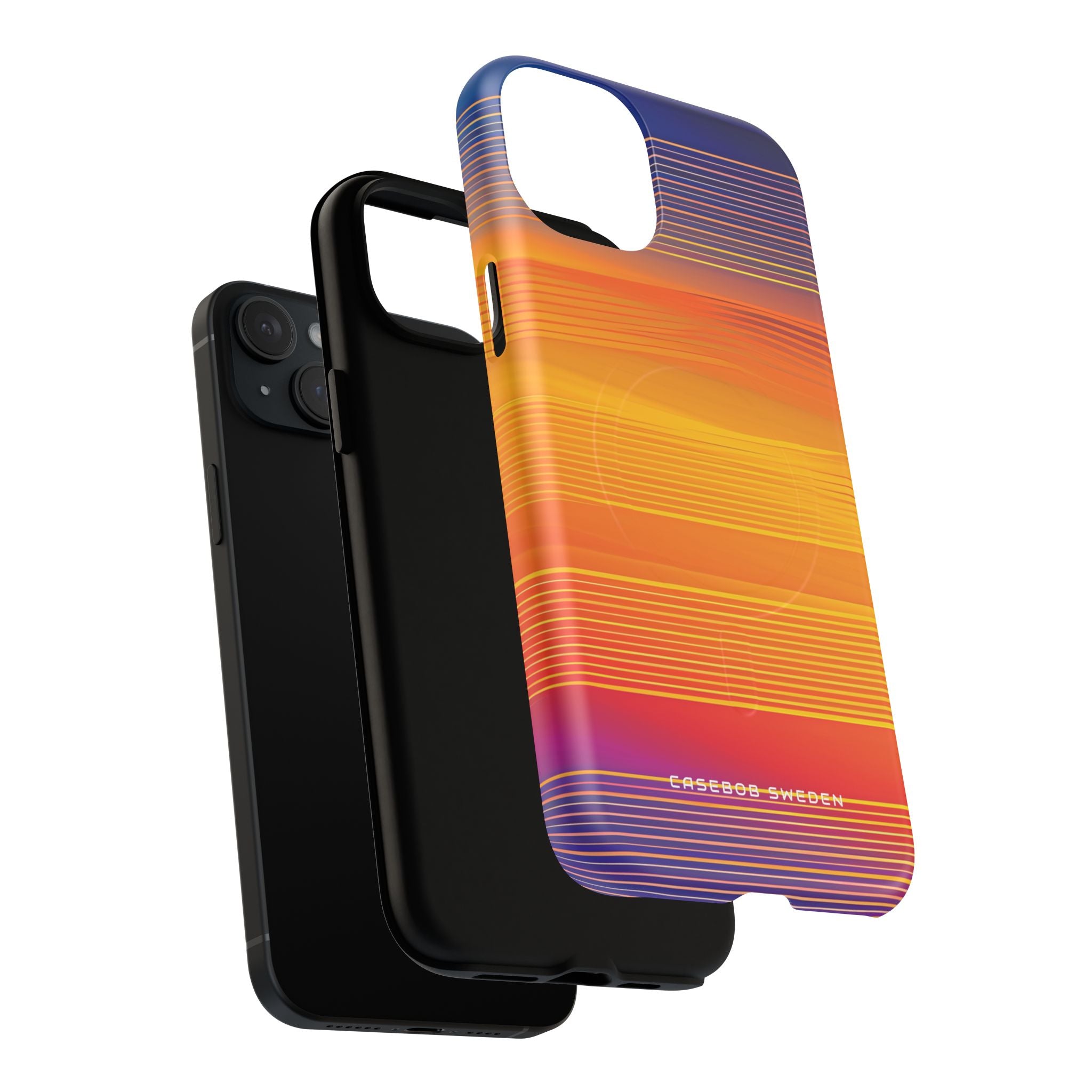 Gradient Sunset Flow iPhone 15 | Tough+ Phone Case