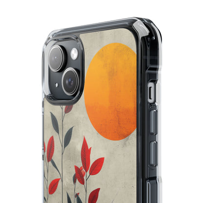 Gray Sunscape - Clear Impact iPhone 15 Phone Case