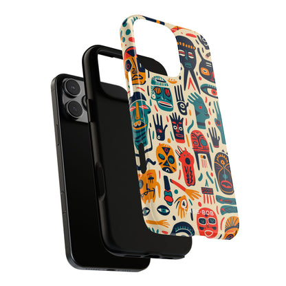 Vivid Faces iPhone 16 Pro Max Case - Tough