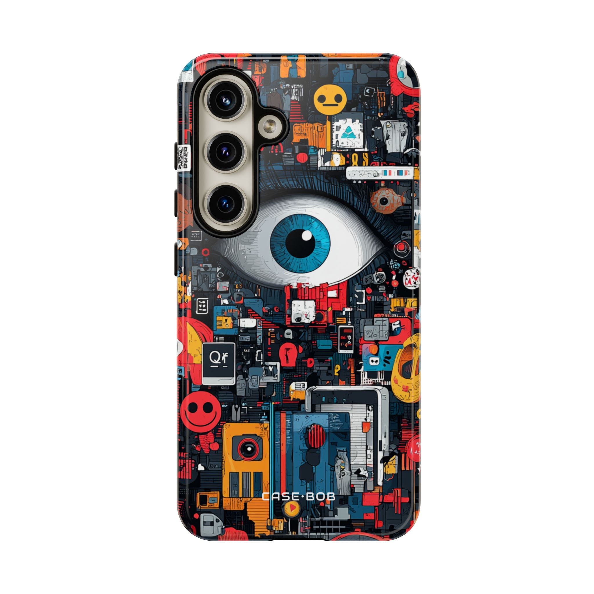 Digital Eye Blue Samsung S24 Case - Tough