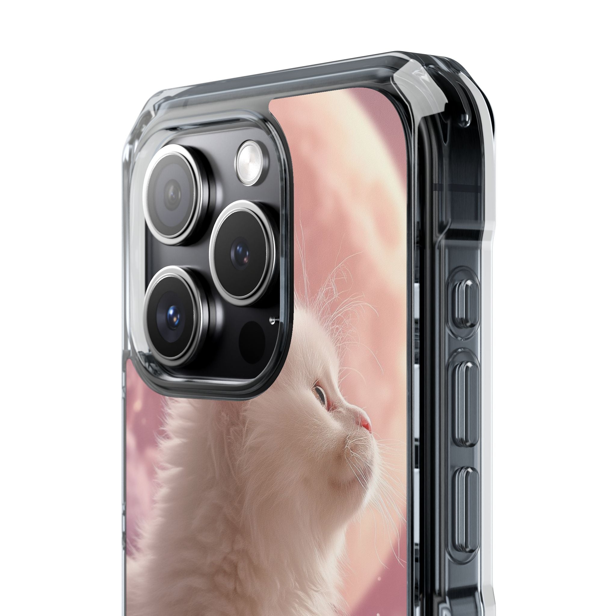 Lunar Cat Soars iPhone Case - Impact