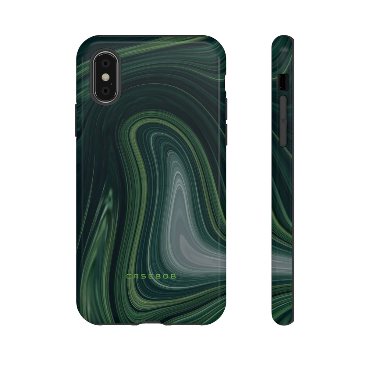 Green Marble - Protective Phone Case