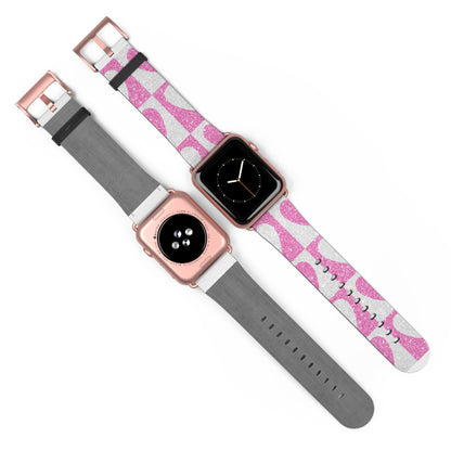 Glitter Heartgrid - Watch Band