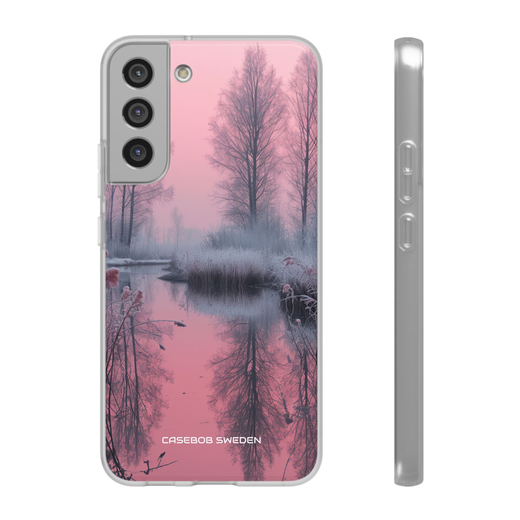 Pink Serenity Case - Flexi Samsung S22 Phone Case