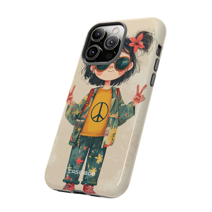 Peace Pigtails iPhone 14 Pro Max Case - Tough