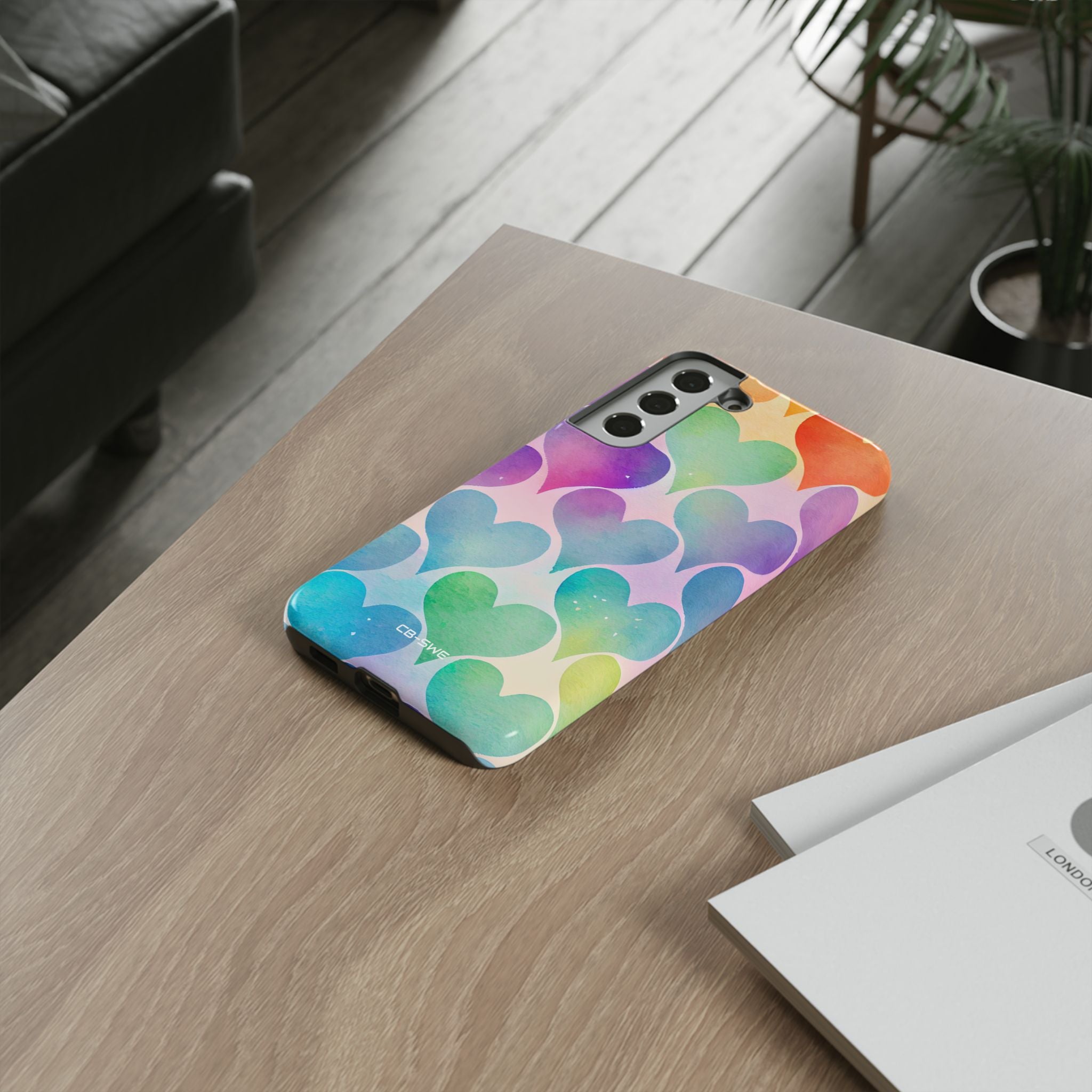 Watercolor Heart Symphony - Samsung Case