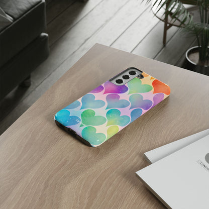 Watercolor Heart Symphony - Samsung Case