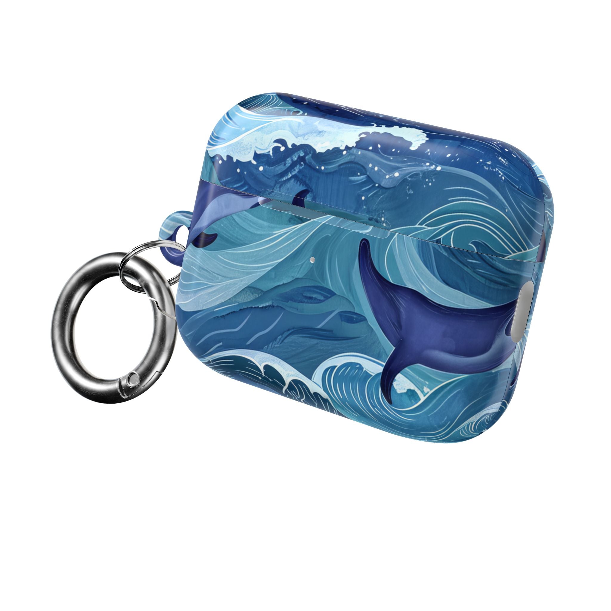 Dolphin Wave Dance - AirPods Case