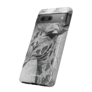 Monochrome Giraffe | Protective Phone Case for Google Pixel