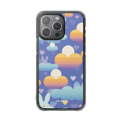 Bunnies Dance Among Clouds iPhone Case - Impact