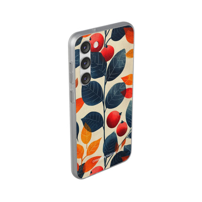 Autumn Nature Pattern - Flexi Samsung S23 Phone Case