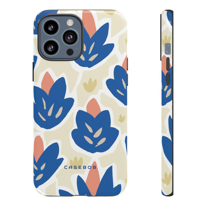 Blue Happy Flower - Protective Phone Case