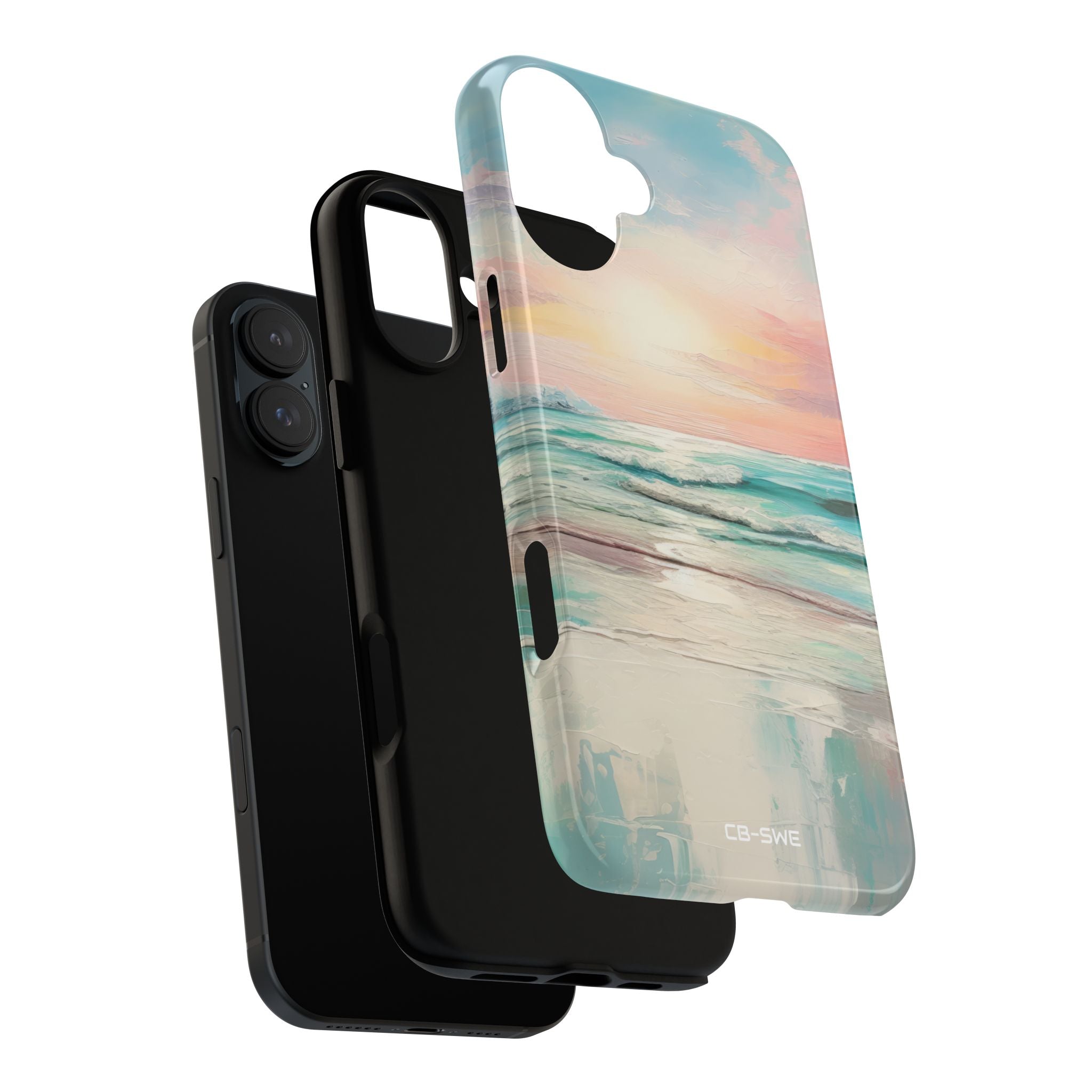 Waves Glistening Softly - iPhone Case