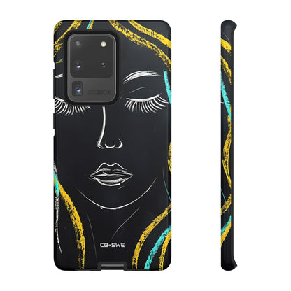 Vivid Minimalist Portrait - Samsung Case