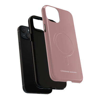 Rosy Brown iPhone 15 | Tough+ Phone Case