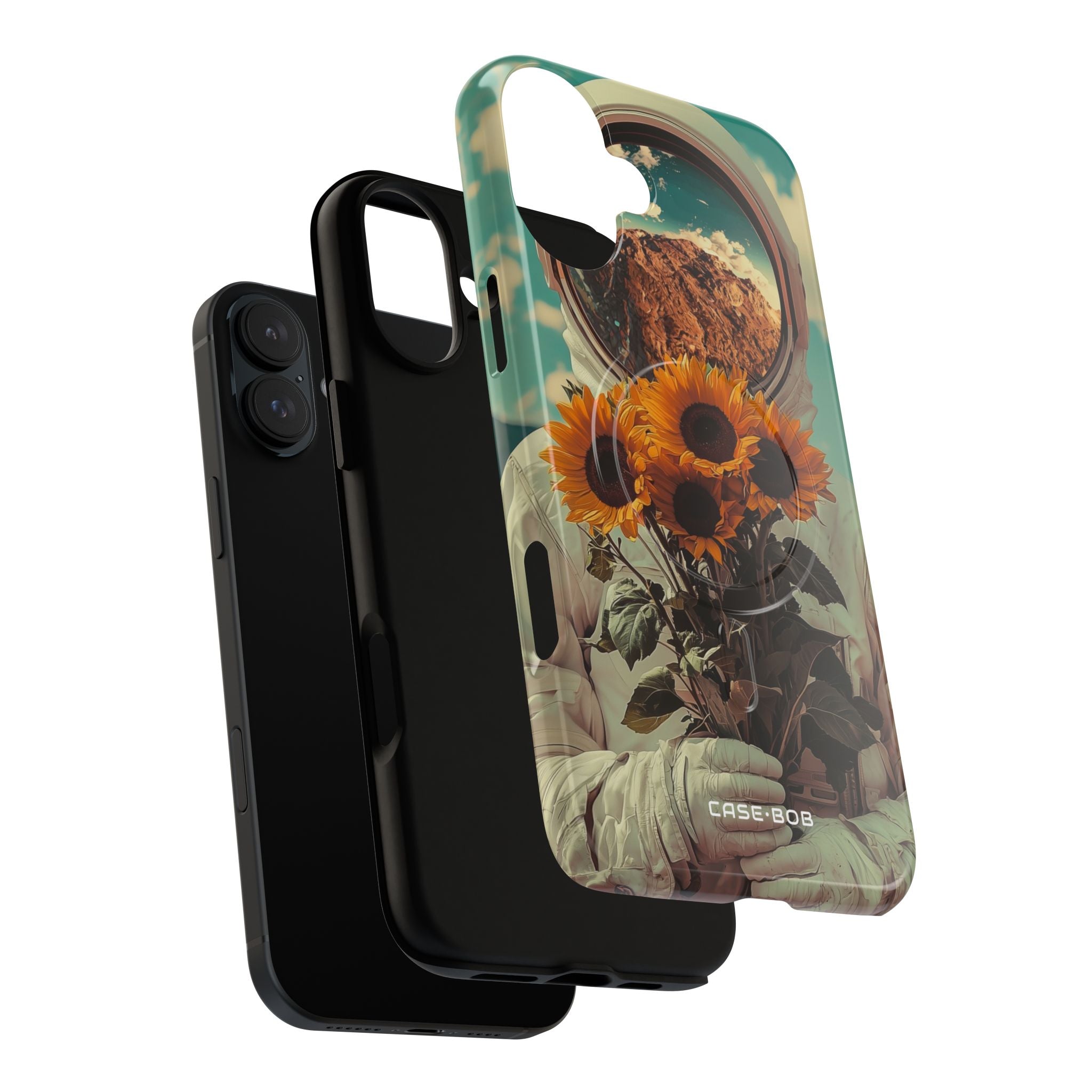 Sunflower Astronaut iPhone 16 Plus Case - Tough+