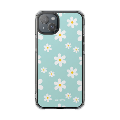 Daisies On Blue iPhone Case - Impact