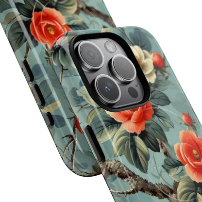 Coral Bloom iPhone 15 Pro Case - Tough+