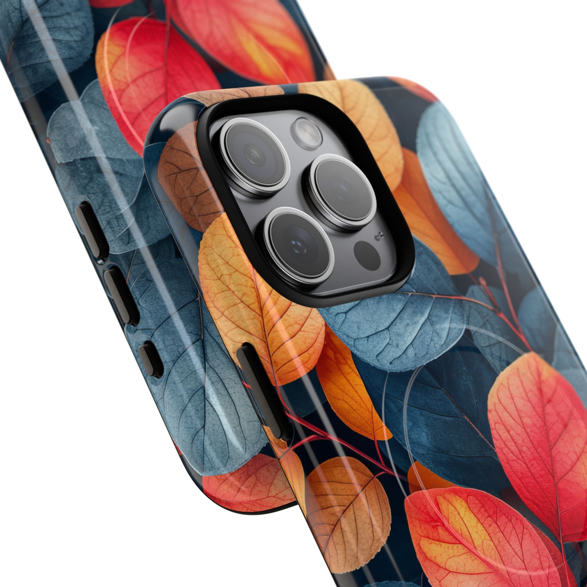 Vibrant Nature Leaves - Tough + MagSafe® iPhone 15 Phone Case