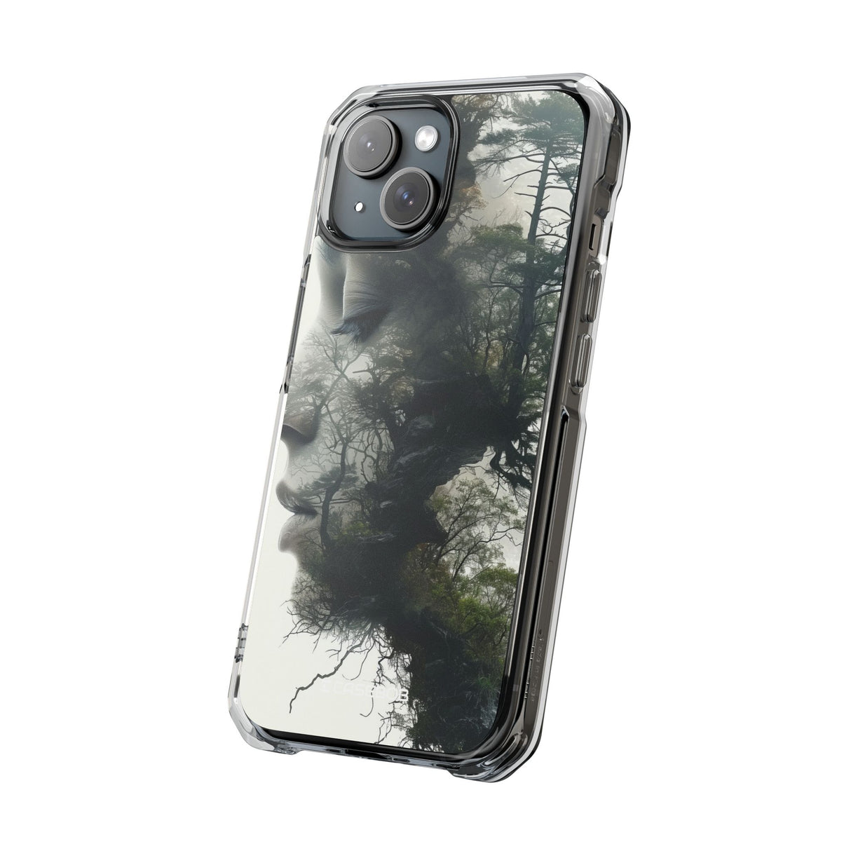 Serene Symbiosis - Phone Case for iPhone (Clear Impact - Magnetic)