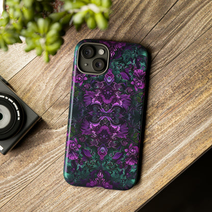 Baroque Floral Gothic - Protective Phone Case